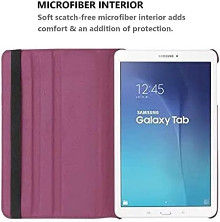 Случај за таблет Samsung Galaxy Tab E 8.0 инчи , 360 степени ротирачки штанд случај Целосно заштитно покритие, со стилус пенкало,