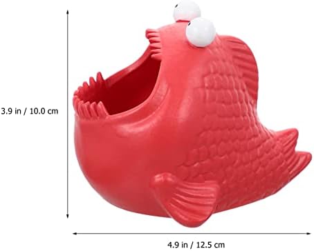 Besportble керамички пепелник пирана риба фигура цигара фиока за пепел декоративна риба статуа Пушење пепелник десктоп бонбони за бонбони