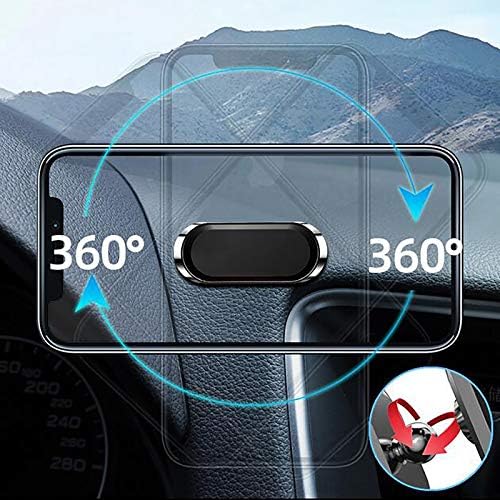 Qdy-Magnetice телефонски монтирање на автомобили- Таблата за држачи за телефон, комплети за мобилни телефони, 360 ° прилагодлив магнетски мобилен