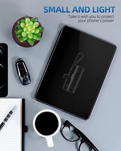 Abnoys Power-Bank-Portable-Portable-Portable-8000mAh Ultra Compact Portable Portable Phone Charger 5V3A Излезен батерија за