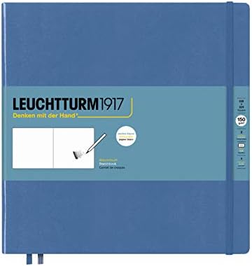 Leuchtturm1917 - Средна Книга За Скици Со Тврд Повез А5 - 112 Страници Од Хартија 150g/m2
