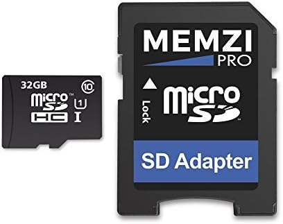 MEMZI PRO 32gb Класа 10 90MB / s Микро Sdhc Мемориска Картичка Со SD Адаптер ЗА ZTE Мобилни Телефони