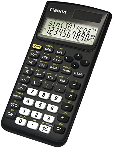 Канон F-730SX Научен калкулатор со заштитен тврд случај, 9,50in. x 5.45in. x 0,75in.