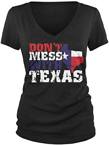 Маица на Амдеско Јуниор не се мешаат со маицата во Тексас В-врат