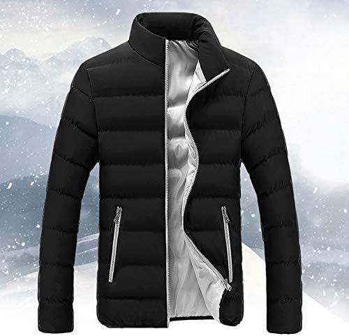 Јакни за мажи зимско топло тенок вклопуваат густо меурчиња од табло обичен јакни за надворешна облека