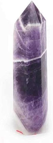 MRXFN Кристал груб кристал 60мм-80мм природен аметист кварц камен кристална точка 6 п.п.
