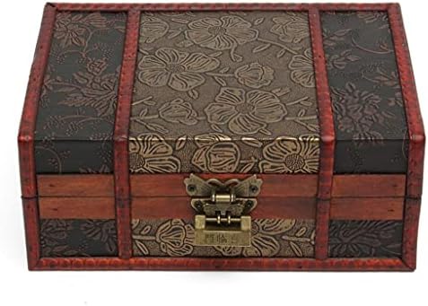 Liuyunqi Античка дрвена кутија Ретро Исклучителна кутија за складирање Кинески десктоп кутии за кутии за сортирање на креативен