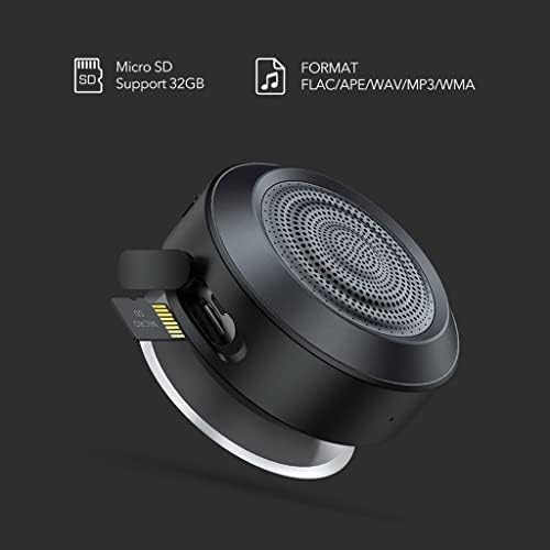 Дебел Bluetooth звучник за туширање IPX7 WarterProof безжичен преносен Bluetooth 5.0 со звучник за раце без повици
