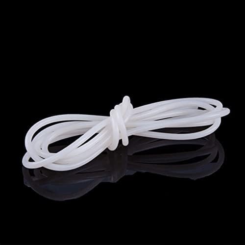 1м цврст силиконски кабел Дија 1мм ~ 25мм бела гумена заптивка за заптивка на заптивка О прстен со висока температура водоотпорен