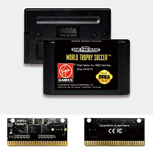 Фудбал на светски трофеј Адити - САД етикета FlashKit MD Electrales Gold PCB картичка за Sega Genesis Megadrive Video Game Console