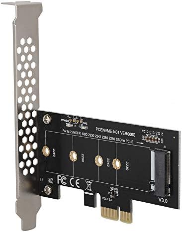 M.2 PCIE PCI E адаптер, M.2 до PCI E3.0 X1 Експанзија картичка, M2 SSD NGFF NVME на PCIE 3.0 X 1 адаптер со заграда со низок профил