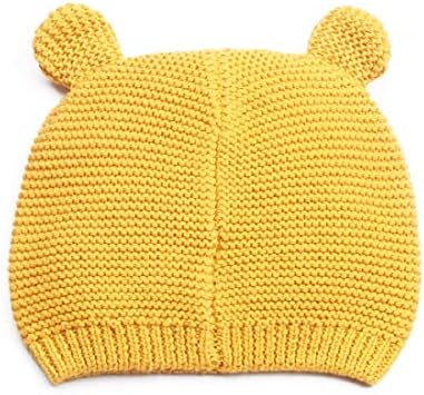 Llmoway Детско бебе бебе дете за новороденче плетено капаче капаче момче девојки памук череп капа