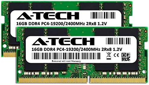 A-Tech 32 GB RAM меморија за Apple iMac 2017 | DDR4 2400MHz SODIMM PC4-19200 2RX8 1.2V 260-PIN Комплет за надградба на меморијата на SO-DIMM