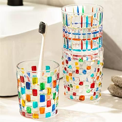 Seass 3 обоени чаши за миење на устата дома четкање чаша за миење пар пар чаши за четка за заби