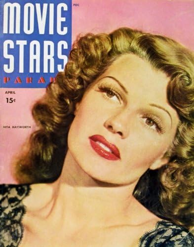 Филмски постери Рита Хејвортмовиј Starsвезди Парада Списание насловна 1940 -ти - 11 x 17