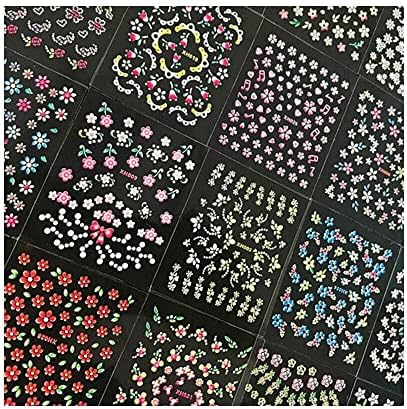50 x чаршафи 3D дизајн налепници за налепници за налепници за украсување на налепници за цвеќиња од 24/7 продавница
