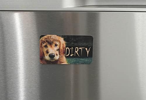 Прилично Досадни Миленичиња Слатки И Смешни Вистински Миленичиња Слики Валкани Чисти Двострани Магнети За сите машини за миење садови и фрижидери 3.5 х 2.5 – - Златно