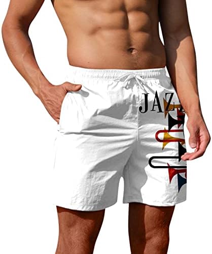 Машки панталони кратки машки обични панталони за печатење тренд на млади летни мажи џемпери фитнес машки пливање кратки кратки