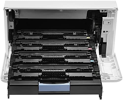 HP Color Laserjet Pro Multifunction M479FDW безжичен ласерски печатач, бел - печатење копирање на копирање на факс - 28 ppm, 600 x 600 dpi, автоматско