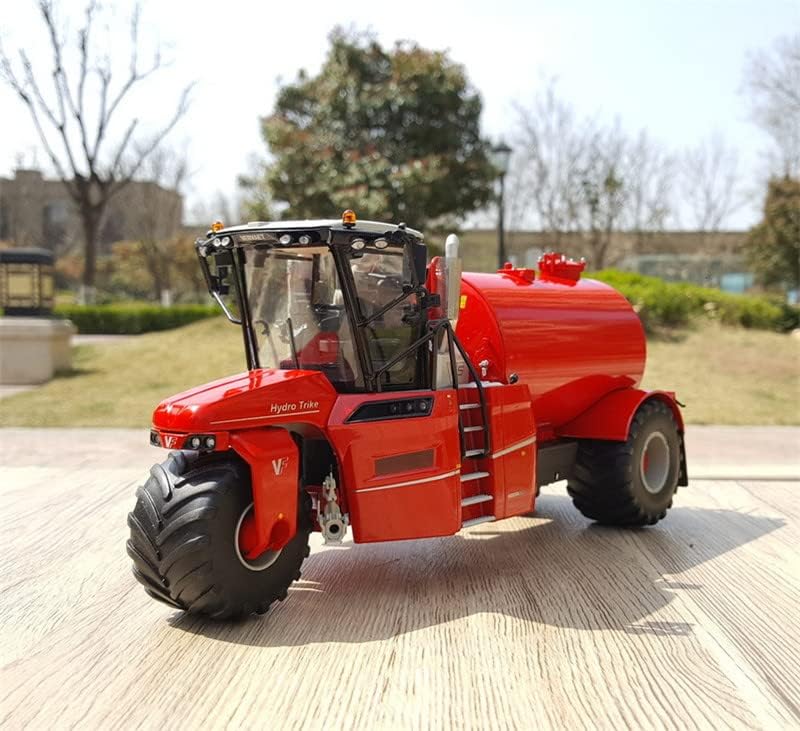 Marge Models Hydro Trike Hydraulic Trictor Tractor Tractor Земјоделски машини Црвен 1/32 Diecast Truck Pre-изграден модел