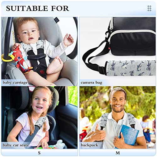 Капаци на каишот со седишта за автомобили за бебиња 2 парчиња ленти за седишта за автомобили, перничиња за перничиња за заштита на детски појас за појас за SUV ленти з