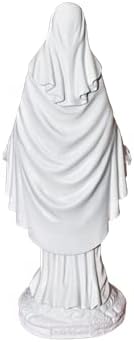 Наша дама на благодат Блажена Дева Мајка Марија Католички религиозни подароци смола обоена бела 10 инчи статуа
