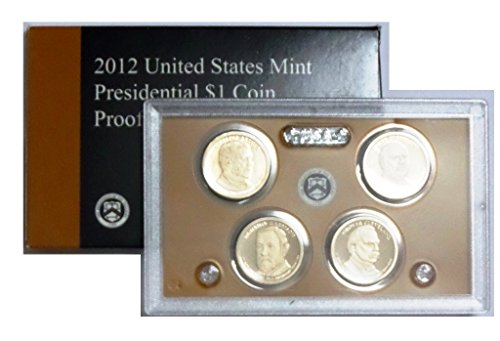 2012 Претседателски 4-Монета Доказ сет w / Кутија &засилувач; COA Доказ