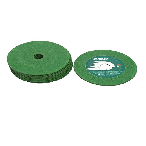 Aexit 105mmx1.5mmx16mm сечење тркала за сечење на диск зелена 10 парчиња за не'рѓосувачки челик