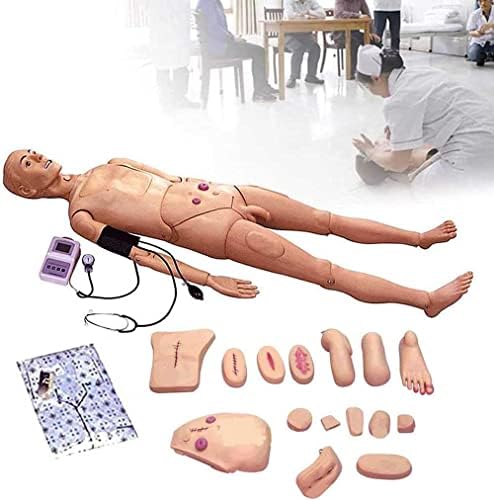 Фокур за нега на пациенти Маникин со обука за мерење на крвниот притисок на крвниот притисок CPR симулатор демонстрација човечки маникин