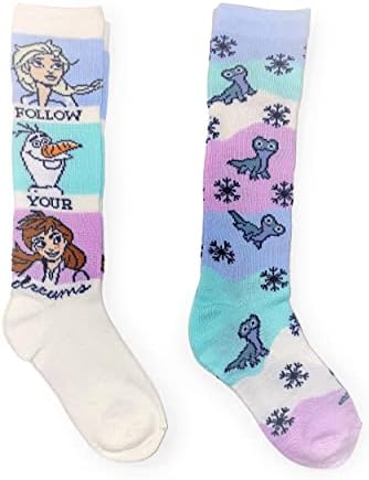 Дизни Девојки Замрзнати 2 Пакувајте Чорапи Високи До Колена