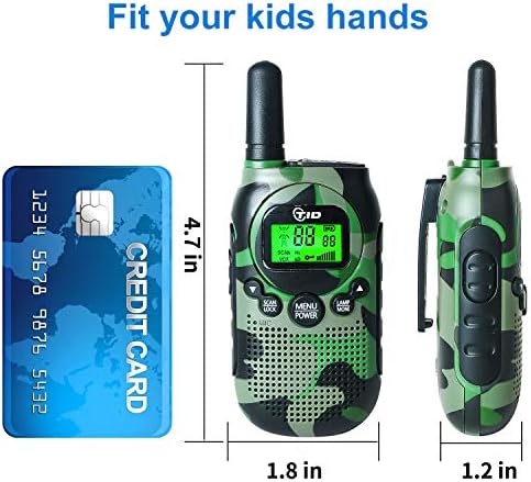 Tidradio Td-M3 Воки Токи За Деца 22 КАНАЛ USB Полнење Деца Токи Токи 2 Начин Радио Играчка Најдобри Подароци За Момчиња И Девојчиња Надвор