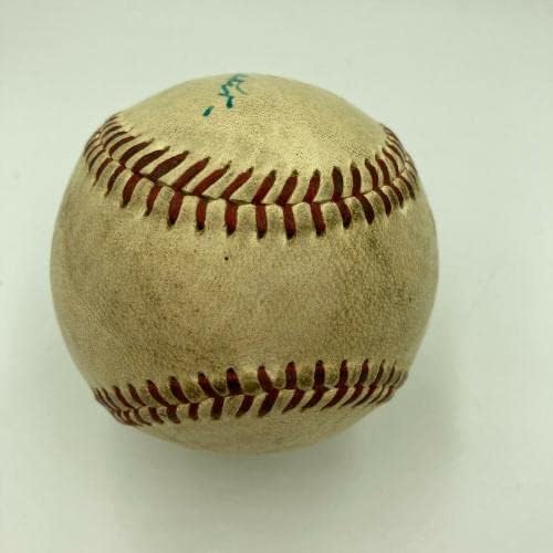 Зачудувачки сингл на звучникот на Трис потпишан официјален бејзбол на Американската лига JSA COA - автограмирани бејзбол