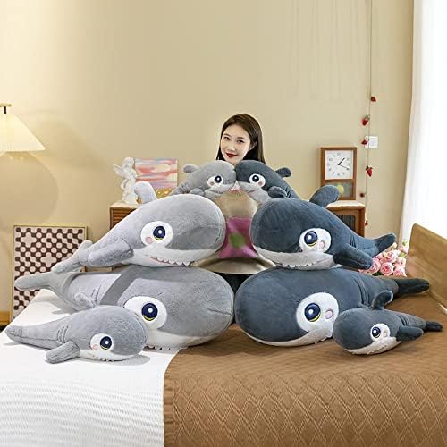 Bybycd ајкула кукла цртан филм Роденденски подарок полнети животни играчка придружба на играчка за спиење перница