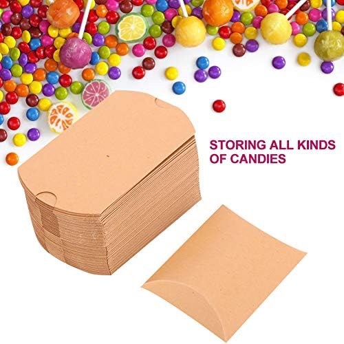 50 парчиња Свадба Бонбони Кутија, Едноставен Стил Крафт Хартија Бонбони Кутии За Свадба Партија, Мали Добрите Подарок Кутии За Свадба И Роденден