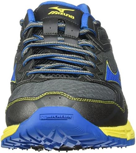 Mizuno машки бран Даичи 2 чевли за трчање, Castlerock/Directoire Blue/Blazing Yellow, 8 D САД