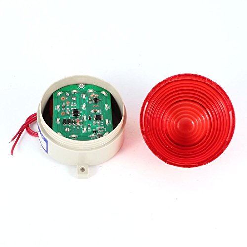 Индустриски AC 110V црвен LED трепкање предупредувачки сигнал сигнал кула ламба N-3072