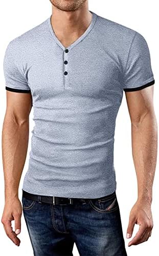 Краток ракав за маички за маички Озммјан, атлетски обичен маички кошули, предна плоча Атлетска врвна блуза
