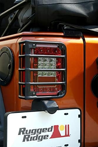 Руглиот Риџ 11226.11 Евра -чувар комплет, опашка светлина, текстурирана црна; 07-18 Jeep Wrangler JK