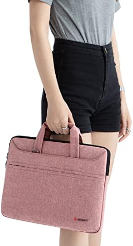 Домизо лаптоп ракав торба за рамо за рамо, отпорна на вода, заштитени чанти за чанти за месинџер, чанта за чанти
