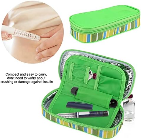 Случајна торба за инсулин PLPLAAOO, преносен инсулин Пен за носење, инсулин ладилник за патувања, дијабетични материјали, куќиште