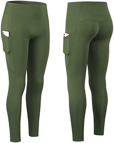 Употреба на жени со белишки од руно панталони цврста боја топла зимска атлетска панталони со високи џемпери со џебови со џебови