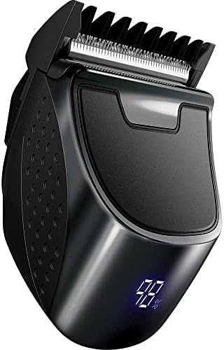 Пери Елис Тример За Коса и Брада За Мажи, LED Дисплеј | USB Електричен Комплет За Чешлање За Мажи на Полнење, 3 Водичи За Кастрење | Безжичен
