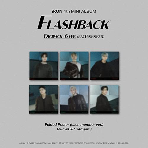 IKON - 4 -ти мини албум Flashback Digipack ver. ЦД+Дополнителни фото -картички поставени