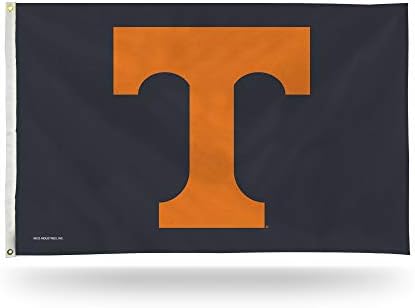 NCAA Тенеси Волонтери 3 'x 5' Сиво знаме на банер - Единствено - затворено или отворено - домашно декор направено од Rico Industries