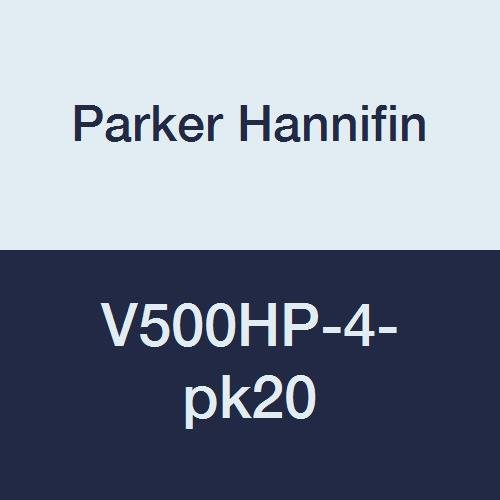 Паркер ХАНИФИН V500HP-4-pk20 Индустриски Топчест Вентил, Делрин Молибден Дисулфид Печат, 6000 psi, 1/4 Женска Нишка x 1/4 Женска Нишка,