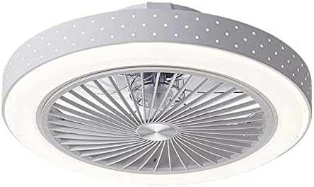 КМИКС таванот светло со вентилатор Едноставни креативни ламби затемнети со далечински фенер 48W LED Stepless Claining Chanderier