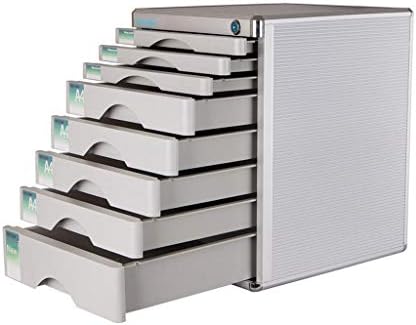 Кабинети за датотеки Wanli666, десктоп со 8 слоеви A4 со заклучување повеќеслојна пластична фиока тип на канцеларија за складирање