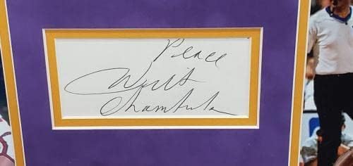 Shaquille O'Neal Auto 16x20 Photo + 2012 Panini Kobe Bryant Chamberlain Framed - Autographed NBA фотографии