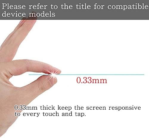 [3 пакет] Puccy Tempered Glass Ection заштитник компатибилен со Casio Gidfice EFR564D-2AV Филмски заштитници против гребење меур