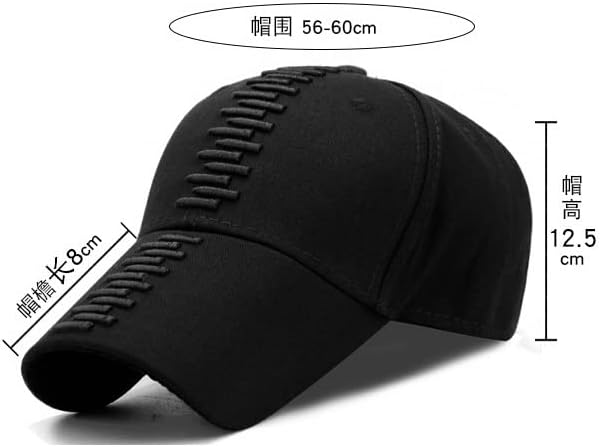 BBDMP машки памук бејзбол капа куршум извезена двојка капа прилагодлива големина женска спортска капаче за грб